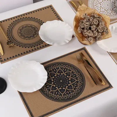 Komplet 6 podstavkov Black