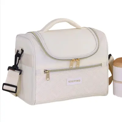 Izolirana torba za malico za službo Beige