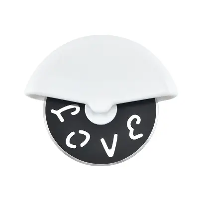 Okrogel rezalnik za pico iz nerjavečega jekla White