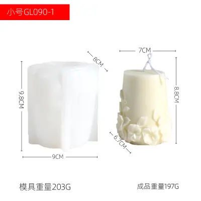 Majhen silikonski kalup za cvetove ratana