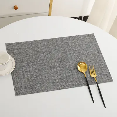 Set 6 pogrinjkov, 30x45 cm, mešane barve Silver + Black