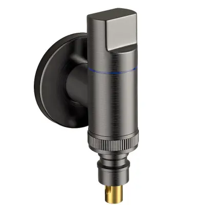 Mini Pipa za Pralni Stroj - Nerjaveče Jeklo Grey