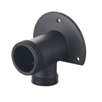 Črna bakrena montažna osnova za pipo - 4/6 zunanji navoj