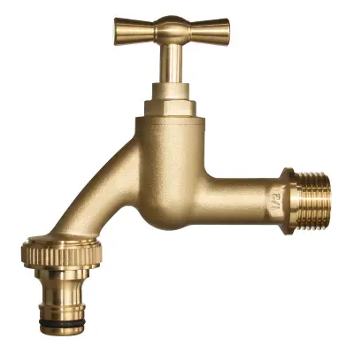 Medeninasta pipa 1/2x3/4 Bakreni nastavek za vrt in zunanjo uporabo