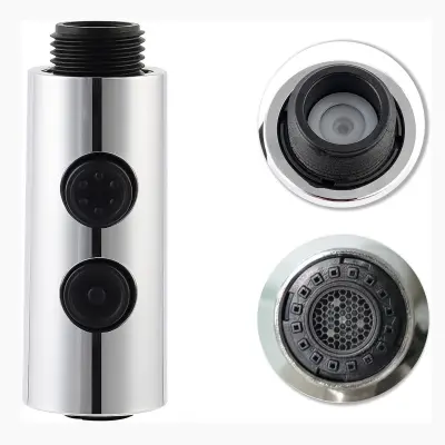 Izvlečna glava za kuhinjsko pipo - ABS nastavek za pršenje Silver