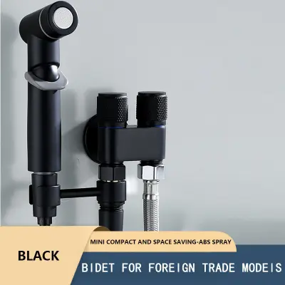 Komplet za stranišče iz nerjavečega jekla - Izboljšano čiščenje Black