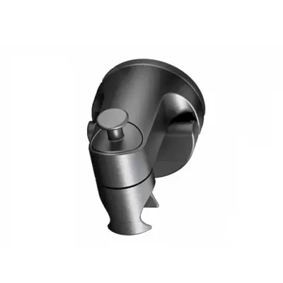 Nastavljiv nosilec za prho s priseskom - Gun Gray