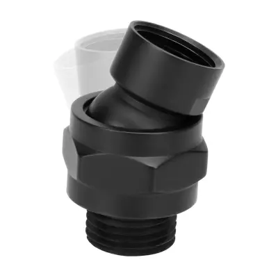 Univerzalni obračalni spoj za tuš glavo Black