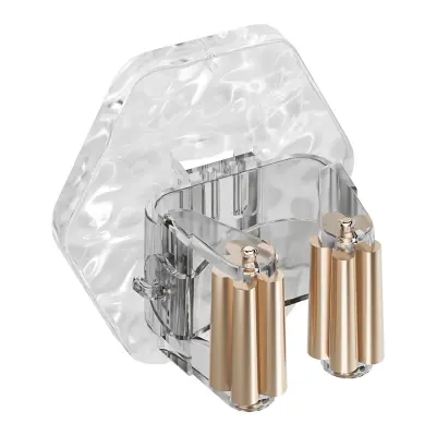 Stenski nosilec za brisače in metle - samolepilno, brez vrtanja Gold