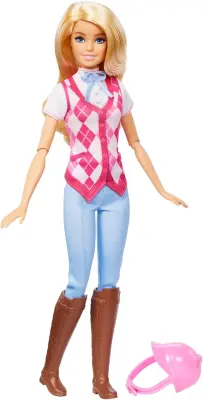 Mattel Barbie Mysteries: The Great Horse Chase - "Malibu" lutka z jahalno opremo in dodatki (HXJ38)