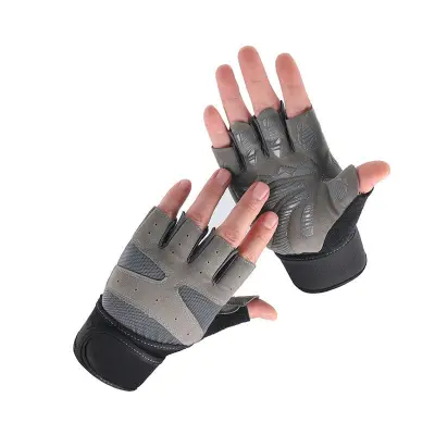 Športne rokavice - varne in podporne Grey S