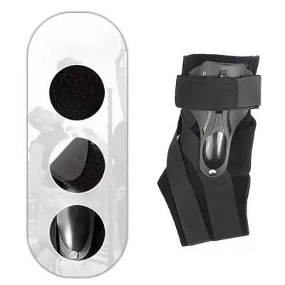 Športni gleženjski opornik za podporo gležnja Black XL