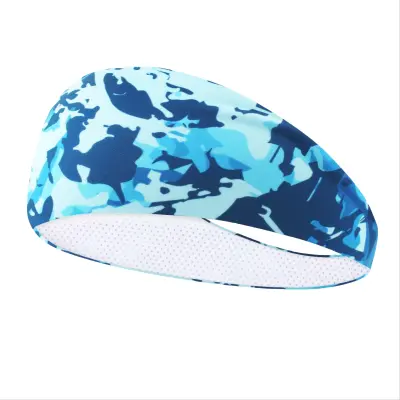 Športni trak za glavo, nedrseči trak za znoj za tek, vadbo, jogo Multicolor2