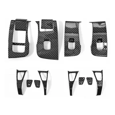 Komplet okrasnih obrob za stikala za pomik stekel za Tesla Model 3/Y (14 kosov)