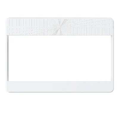 Zaščitna folija za zaslon iz kaljenega stekla za Tesla Model 3/Y Plaid (bela)