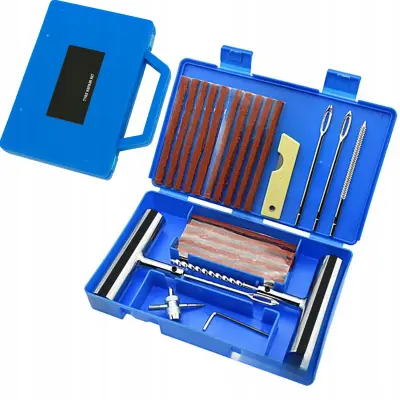 Rosfix Set Orodje za Popravilo Pnevmatik 33v1 – Za Tubeless Gume | Jeklo, Kompaktno Etui, Avto/Moto