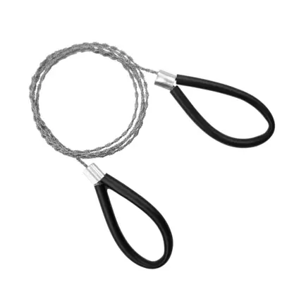 Žepna verižna žaga (2 kosa) - nepogrešljiva oprema za preživetje pri kampiranju in pustolovščinah na prostem