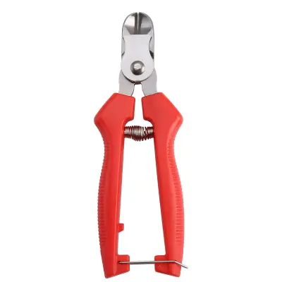 Vrtne škarje za obrezovanje iz nerjavečega jekla z nedrsečim ročajem