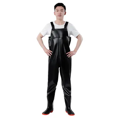 Nepremočljive ribiške hlače do prsi Unisex  47