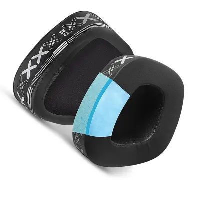 Hladilne blazinice za ušesa za Corsair VOID PRO RGB SE - Črno-bele