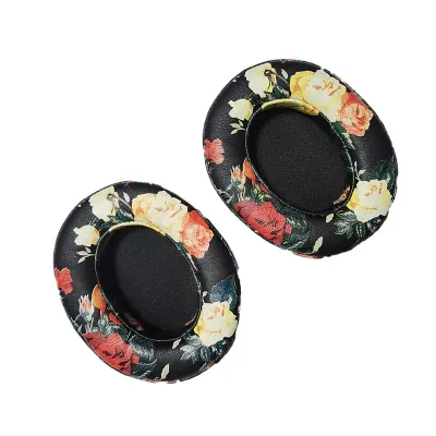 2-paket nadomestnih ušesnih blazinic - črne barve s potiskom za Studio slušalke