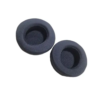 2 blazinici za slušalke - črne teksture nogometne žoge (enojne)