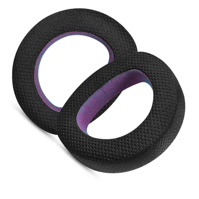 HD700 prevleke za slušalke - črna in vijolična pletenina (2-pakiranje s sponkami)