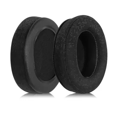 Iskrivčno črn ščitnik za slušalke - 2 kosa