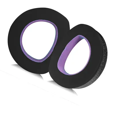 Nadomestne blazinice za ušesa za slušalke Sennheiser HD800 - črna/vijolična