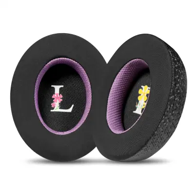 Ovitek za slušalke Magic Ice Skin za Sennheiser Momentum 3 - črno-vijolična (2-delni paket)