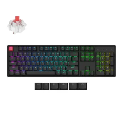 Keychron K10 QMK (Version 2) Brezžična mehanska tipkovnica RGB LED / Keychron Super Switch Red / K10X-C1