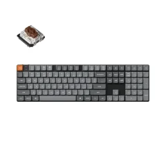Keychron K5 Max QMK/VIA Brezžična mehanska tipkovnica RGB LED / Gateron Brown Hot-Swappable / K5M-H3