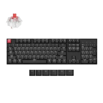 Keychron K10 QMK (Version 2) Brezžična mehanska tipkovnica White LED / Keychron Super Switch Red / K10X-A1