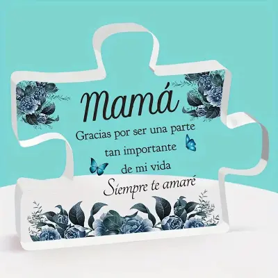 UV Natisnjena Ukrivljena Akrilna Namizna Dekoracija Ornament   B
