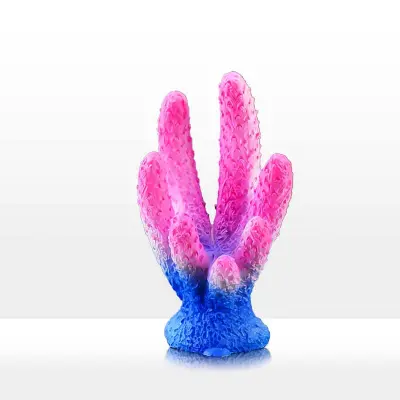 Komplet 5 mini koralnih okraskov za dekoracijo akvarija   Model 3