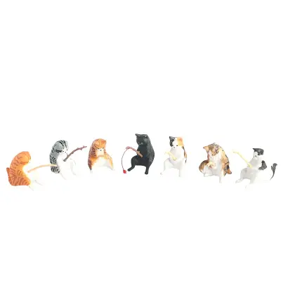 Komplet 7 okraskov za akvarij, okraski za akvarij za urejanje kraj