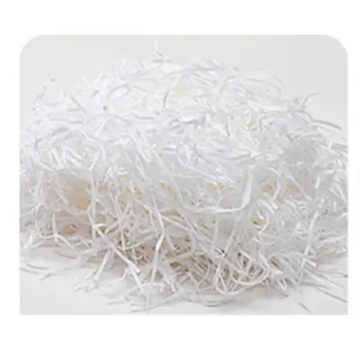 Roza rezan papir - 200 g polnila za darilno embalažo White