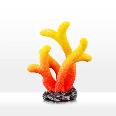 Komplet 5 mini koralnih okraskov za dekoracijo akvarija   Model 2