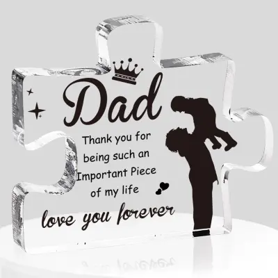 UV Natisnjena Ukrivljena Akrilna Namizna Dekoracija Ornament   D