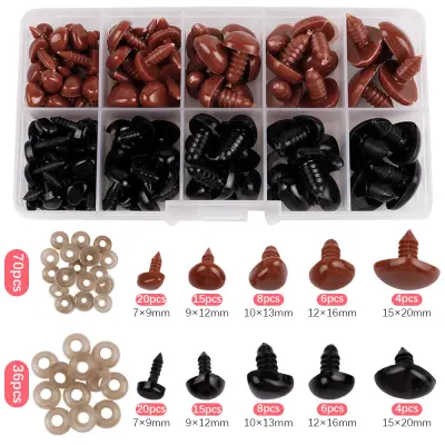 Plastične varnostne oči s samolepilno zadnjo stranjo   Model 5