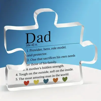 UV Natisnjena Ukrivljena Akrilna Namizna Dekoracija Ornament   jaz