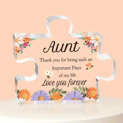 UV Natisnjena Ukrivljena Akrilna Namizna Dekoracija Ornament   G