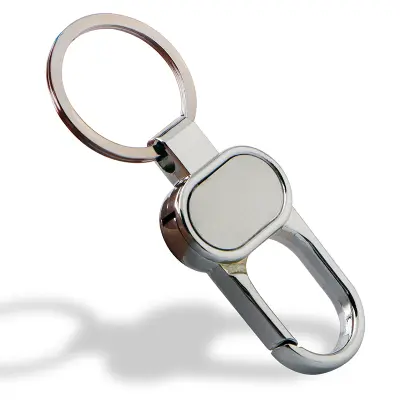 Usnjeni avtomobilski obesek za ključe iz kovine   B