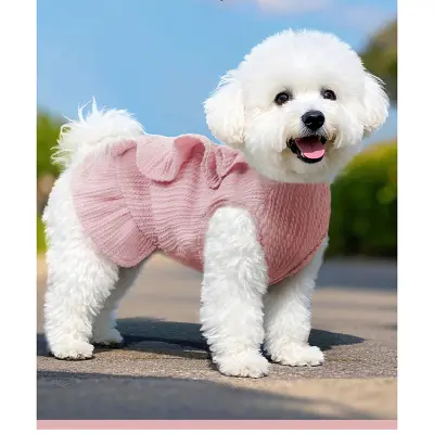 Rožnata poletna oblačila za hišne ljubljenčke  XXL