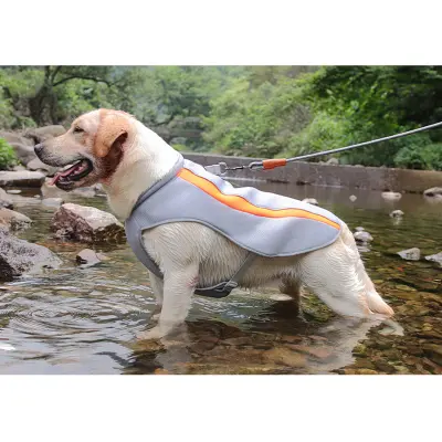 Hladilni jopič za pse, zračen poletni hladilni plašč iz ledene svile za velike pse  XXXL