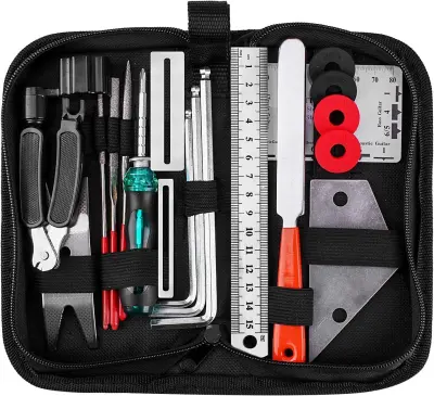 Komplet 20 orodij za popravilo in vzdrževanje kitare
