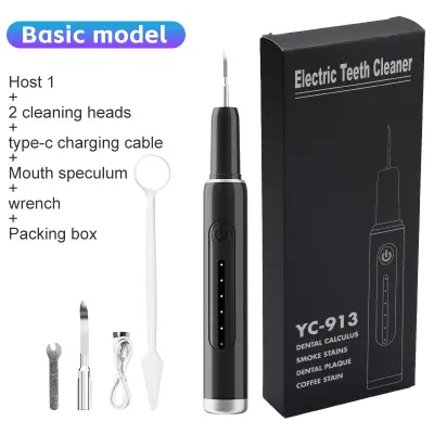 Električna zobna ščetka Komplet za čiščenje zob Black