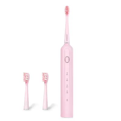 Luksuzna zelena električna zobna ščetka Pink