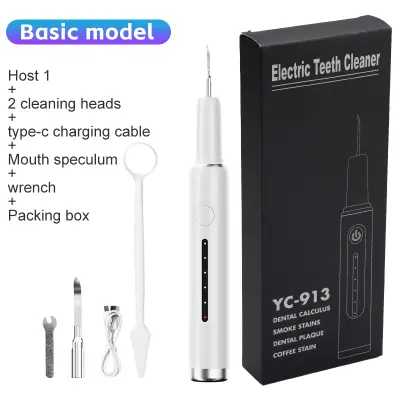 Električna zobna ščetka Komplet za čiščenje zob White