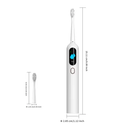 Sonicna električna zobna ščetka s pametnim časovnikom Grey